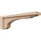 Ekena Millwork 3"W x 18"D x 6"H Thin Warren Rough Cedar Woodgrain TimberThane Corbel, Primed Tan CORUR03X18X06WARRCPR - alternate 1